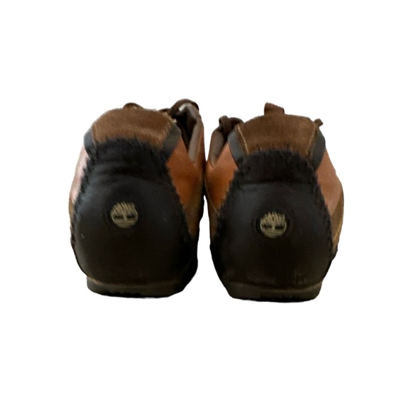 Timberland Comforia System Womens Size 7.5 Multi Color Brown Suede Leather Shoes - Picture 3 of 5